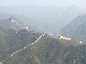 Landschaft mit chinesischer Mauer